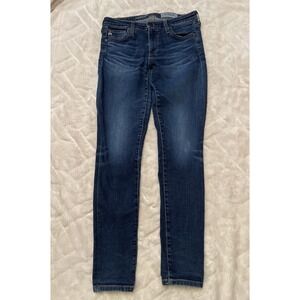 AG Goldschmied AG-ED Denim Legging Ankle‎ Size 27 Mid Rise Medium Wash Jeans